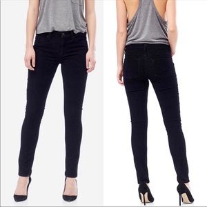 Hudson Brand Corduroy mid rise pants-  black